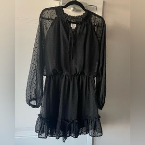 Black cocktail dress